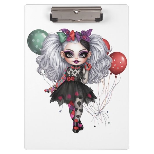 Porte-bloc Une collection de designs Halloween de fille migno (Devant)