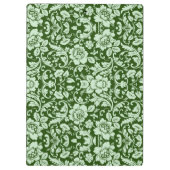 Porte-bloc Une damassé florale antique (Dos)