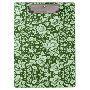 Porte-bloc Une damassé florale antique