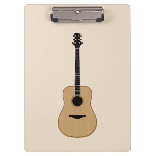 Porte-bloc Une jolie guitare (Devant)