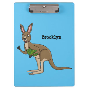 Porte-bloc Une jolie illustration de kangourou australien