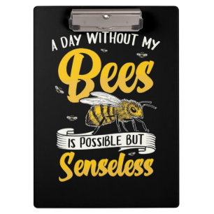 Porte-bloc Une journée sans mes abeilles