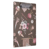 Porte-bloc Une nature morte des essentiels de tricot (Swatch)