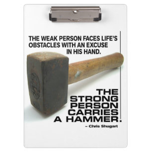 Porte-bloc Une Personne Forte Transporte Un Hammer - Exercice