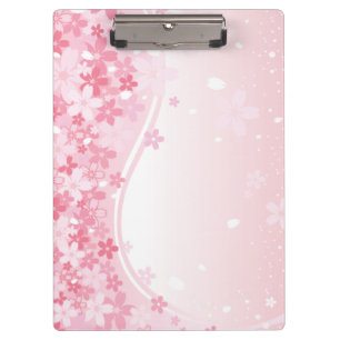 Porte-bloc Une pluie de fleurs de cerisier