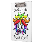 Porte-bloc Unicorn Crazy Hair ne s'en fiche pas drôle (Gauche)