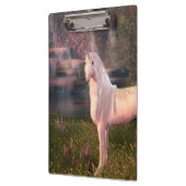 Porte-bloc Unicorne devant une cascade (Gauche)