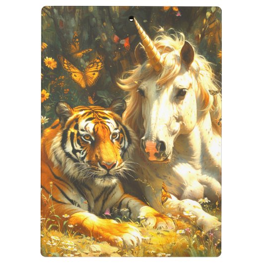 Porte-bloc Unicorne et Tiger (Dos)