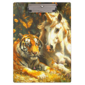 Porte-bloc Unicorne et Tiger (Devant)