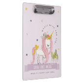Porte-bloc Unicorne magique Whimsical Purple Lilac Princesse (Swatch)