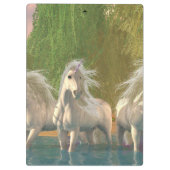 Porte-bloc Unicornes dans le lac (Dos)