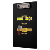 Porte-bloc Uniforme de firefighter Funny DIY Halloween (Gauche)