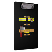 Porte-bloc Uniforme de firefighter Funny DIY Halloween (Swatch)