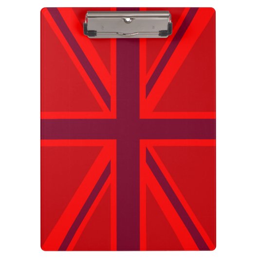 Porte-bloc Union Jack rouge (Devant)