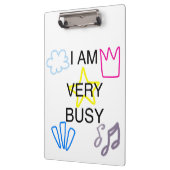 Porte-bloc Unique Designs Iam Very Busy  (Gauche)