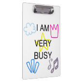 Porte-bloc Unique Designs Iam Very Busy  (Swatch)