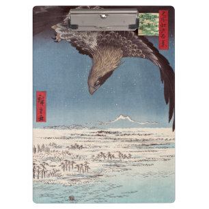 Porte-bloc Utagawa Hiroshige - Fukagawa Susaki et Jumantsubo