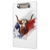 Porte-bloc Vache longhorne du Texas (Gauche)