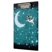 Porte-bloc Vache, lune et étoiles (Gauche)