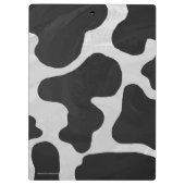 Porte-bloc Vache Noir et Blanc Silhouette (Dos)