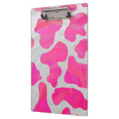 Porte-bloc Vache rose et blanc chaud (Gauche)