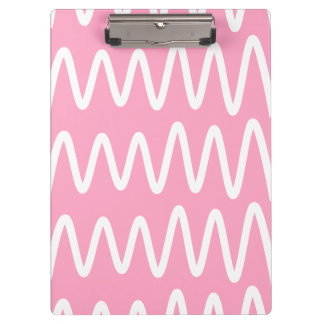 Porte-bloc Vague n° 6 - Presse-papiers (Rose flamant)