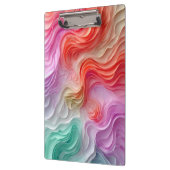 Porte-bloc Vagues colorées pastel abstraites (Gauche)