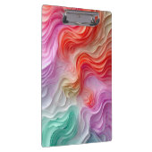 Porte-bloc Vagues colorées pastel abstraites (Swatch)