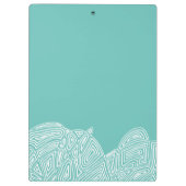 Porte-bloc Vagues personnalisées (Dos)