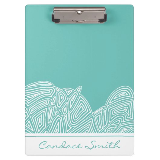 Porte-bloc Vagues personnalisées (Devant)