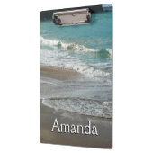 Porte-bloc Vagues sur la plage bleu turquoise Océan (Gauche)