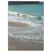 Porte-bloc Vagues sur la plage bleu turquoise Océan (Dos)