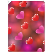Porte-bloc Valentine Hearts (Dos)