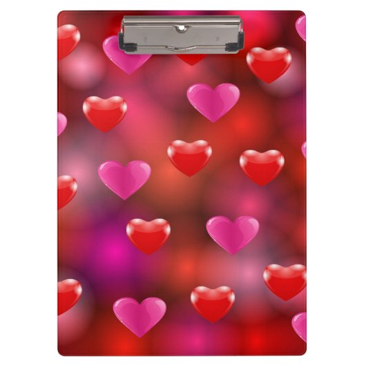 Porte-bloc Valentine Hearts (Devant)