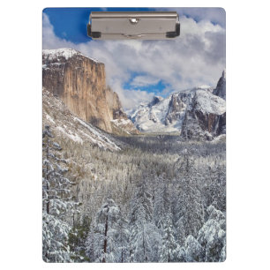 Porte-bloc Vallée de Yosemite dans la neige