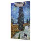 Porte-bloc Van Gogh Road Avec Cyprès Impressionnisme (Gauche)