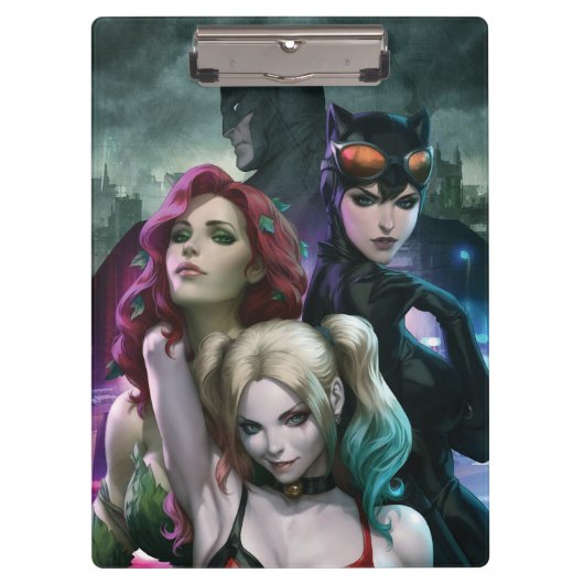 Porte-bloc Variante de couverture de Gotham City Sirens #1000 (Devant)
