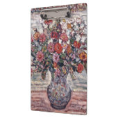 Porte-bloc Vase de fleurs, Zinnias de Maurice Prendergast (Gauche)
