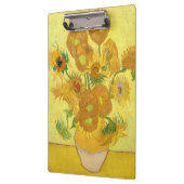 Porte-bloc Vase with fifteen sunflowers by Vincent Van Gogh (Gauche)