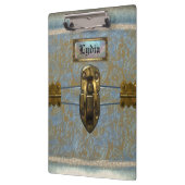 Porte-bloc Velley Damask Beau Monogramme (Gauche)