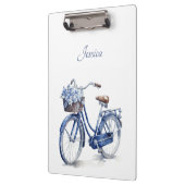 Porte-bloc Vélo en Delft Blue personnalisable (Gauche)