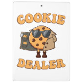 Porte-bloc Vendeur de biscuits drôle de cuisson (Dos)
