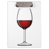 PORTE-BLOC VERRE DE VIN ROUGE (Devant)