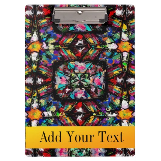 Porte-bloc Verre verni équatorien (Devant)