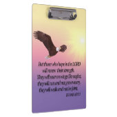 Porte-bloc Verset de la Bible Aigle Jaune Rose Violet (Swatch)