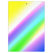 Porte-bloc Vert bleu arc-en-ciel texture abstraite motif art (Dos)