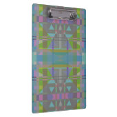 Porte-bloc Vert bleu violet géométrique (Swatch)