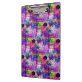 Porte-bloc Vert de conception, aquarelle pourpre de texture (Gauche)