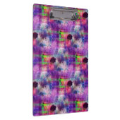 Porte-bloc Vert de conception, aquarelle pourpre de texture (Swatch)