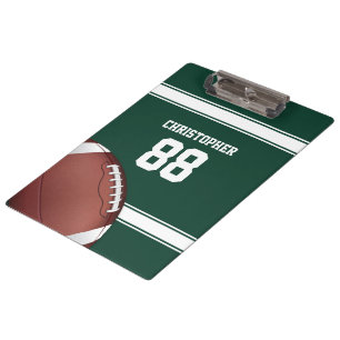 Porte-bloc Vert et blanc barre le football de fer de grille